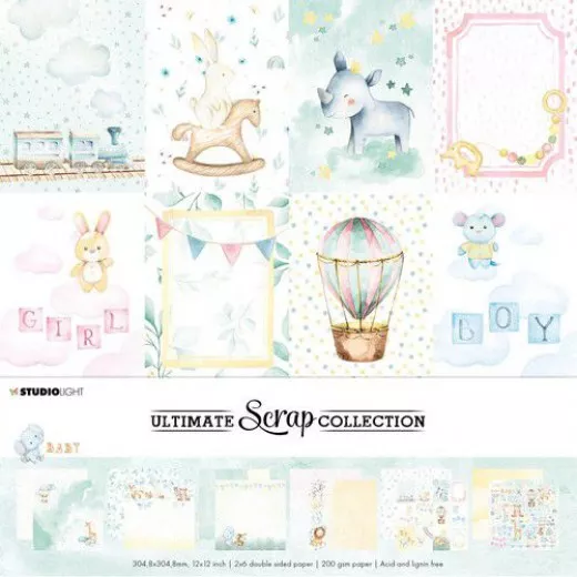 Studio Light 12x12 Scrap Set Ultimate Scrap Collection Nr. 9