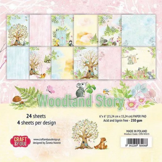 Woodland Story 6x6 Paper Pad