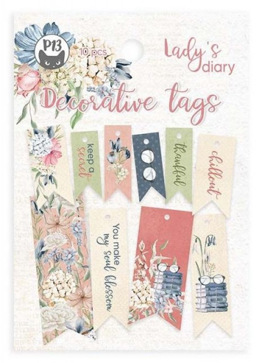 Piatek13 Tag Set - Ladys Diary 02