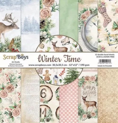 ScrapBoys Winter Time 6x6 Paper Pad