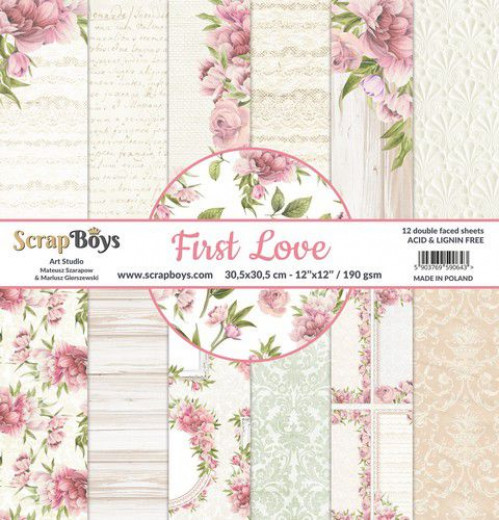 ScrapBoys First Love 12x12 Paper Pad