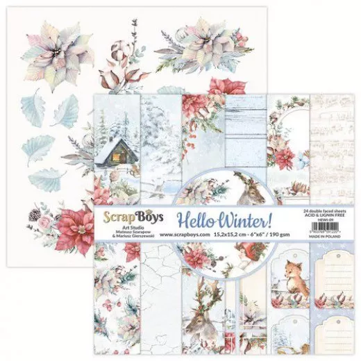 ScrapBoys Hello Winter 6x6 Paper Pack