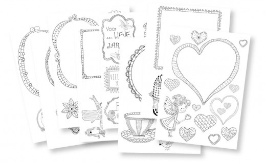 Doodle Cards Sortiment Set