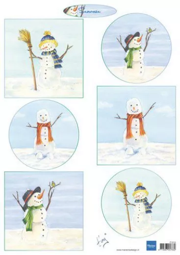 Schneidebogen - Tinys Schneemann