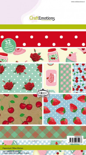 Paper Pack A5 - Fifties Kitchen