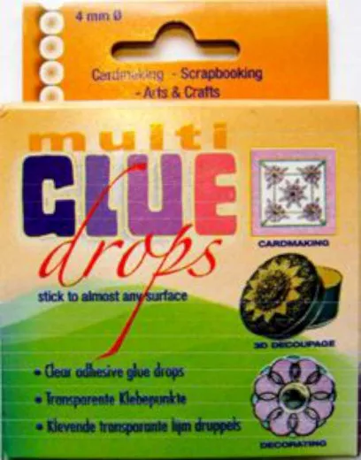 Multi Glue Drops 4mm