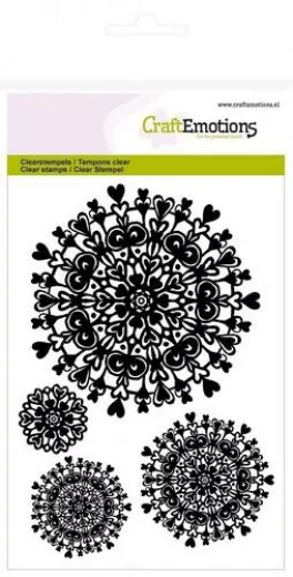 Clear Stamps - Mandala Herz