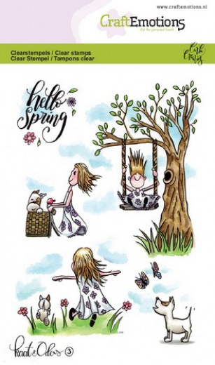 Clear Stamps - Kaat en Odey 3 Spring