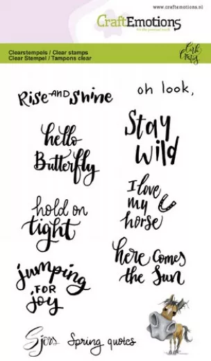 Clear Stamps - Sjors Spring Quotes (ENG)