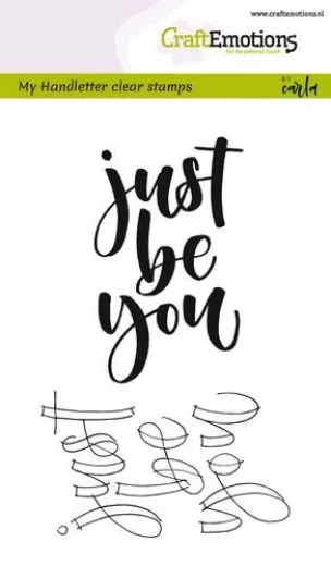 Clear Stamps - Handletter just be you (ENG)