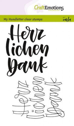 Clear Stamps - handletter - Herzlichen Dank (DE)