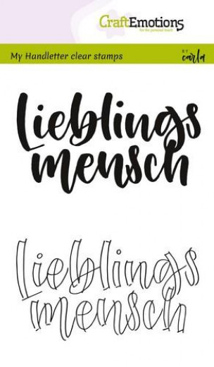 Clear Stamps - handletter - Lieblingsmensch (DE)