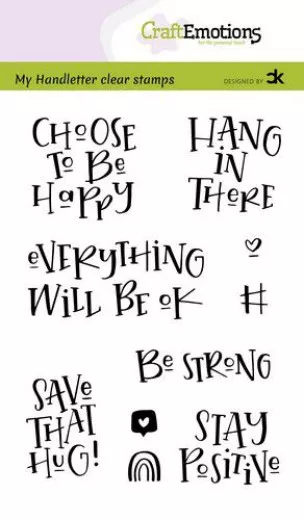 Clear Stamps - Handletter Choose to be happy (ENG)