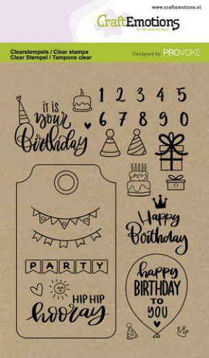 Clear Stamps - Birthday (ENG)