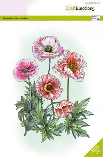 Clear Stamps A5 - Mohn