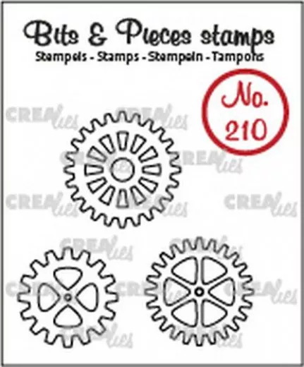 Clear Stamps Bits and Pieces - Nr. 210 - 3x L21er (Umriss)