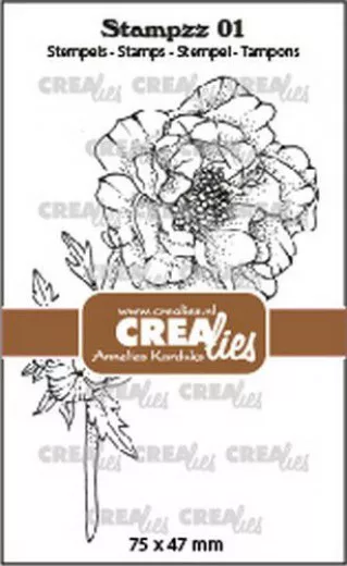 CREAlies Clear Stamps Stampzz - Geum