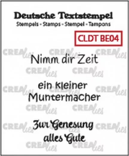 Clear Stamps Text (DE) - Besserung 04