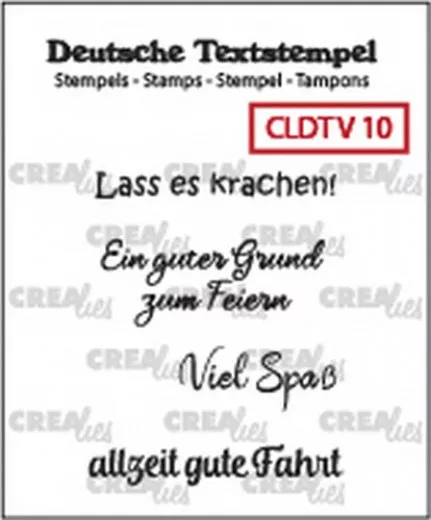 Clear Stamps Text (DE) - Viel Spaß 10