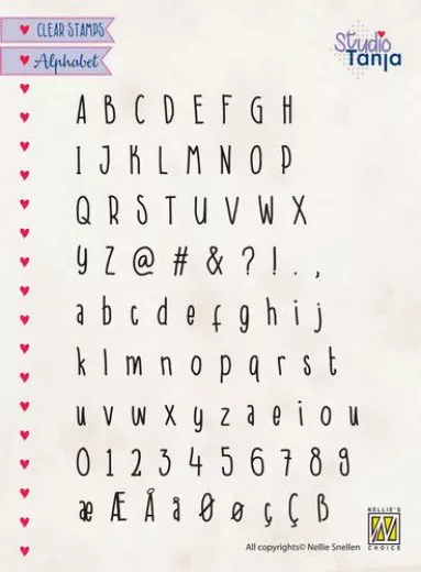 Clear Stamps - Alphabet Javi