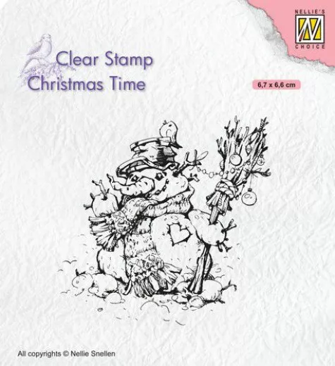 Clear Stamps - Christmastime Snowman