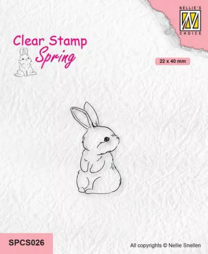 Clear Stamps - Süßes Kaninchen 1