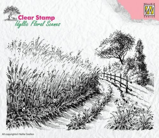 Clear Stamps - idyllic floral Kornfeld-Strasse