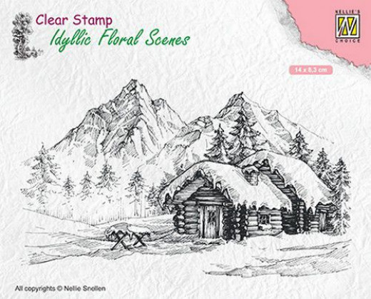 Clear Stamps - Idyllic Landscape with Cottage