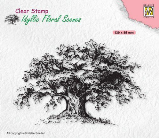 Clear Stamps - Idyllic Floral alter Baum