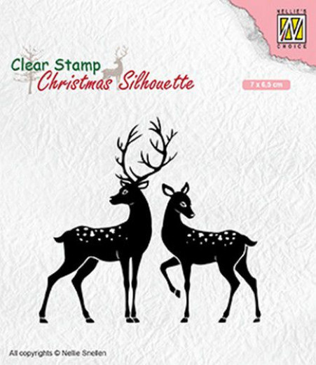 Clear Stamps - Christmas Silhouette Hirsch