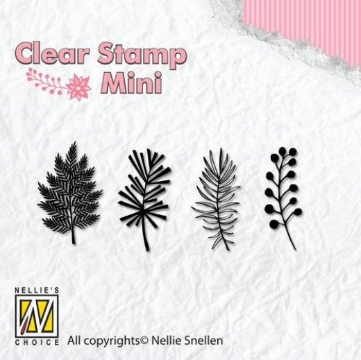 Clear Stamps - Weihnachten Mini Weihnachten Zweige 1