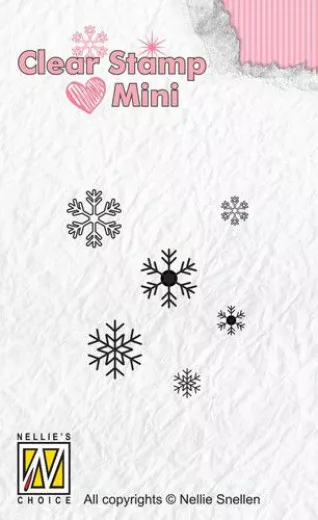 Mini Clear Stamps - Schneeflocken