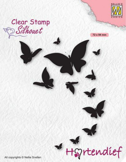 Clear Stamps - Silhouette Pets Schmetterlinge