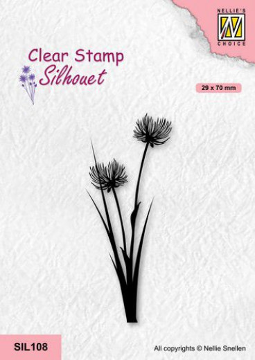 Clear Stamps - Silhouette Blumen -21