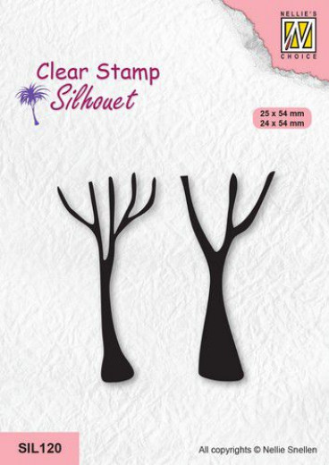 Clear Stamps - Silhouette Baumkronen 4