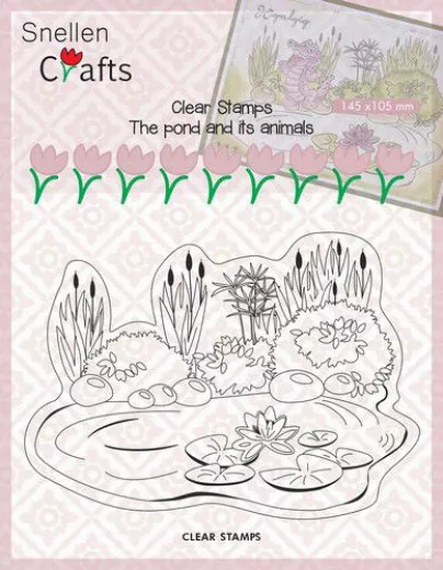 Clear Stamps - Pond Life Teich