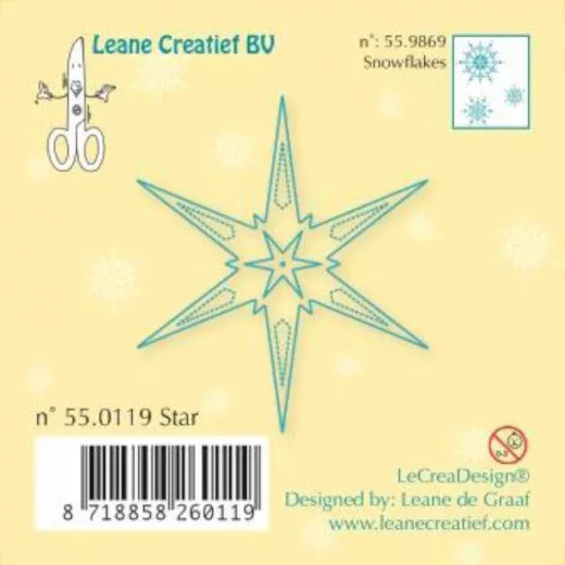 LeCrea Clear Stamps - Star