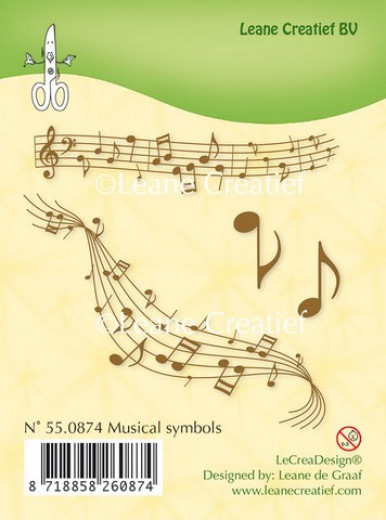 LeCrea Clear Stamps - Musik