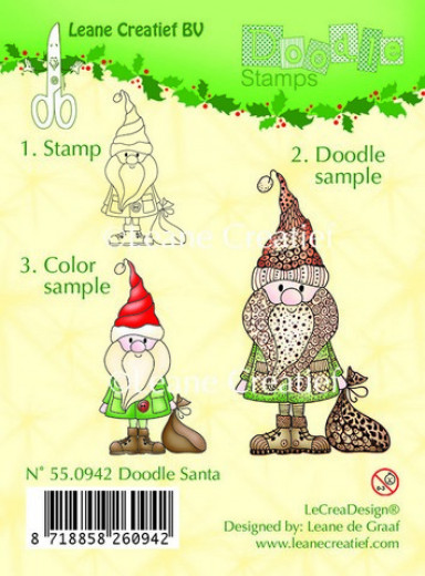 LeCrea Clear Stamps - Doodle Weihnachtsmann