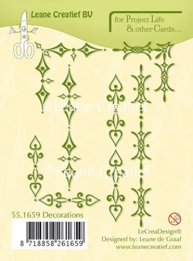 LeCrea Clear Stamps - Project Life + Cards Decorations