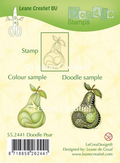 LeCrea Clear Stamps - Doodle Birne