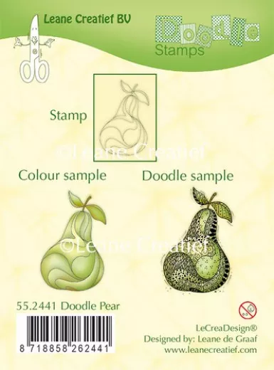 LeCrea Clear Stamps - Doodle Birne