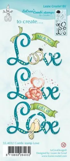 LeCrea Clear Stamps - Liebe