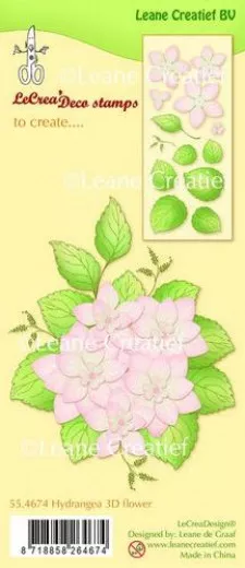 LeCrea Clear Stamps - Hortensie 3D