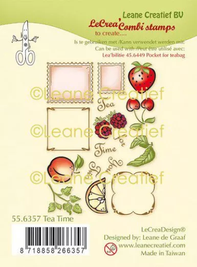 LeCrea Clear Stamps - Zeit für Tee