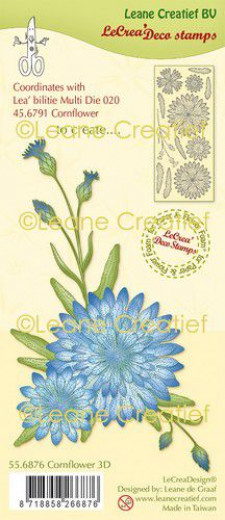 LeCrea Clear Stamps - Kornblume 3D