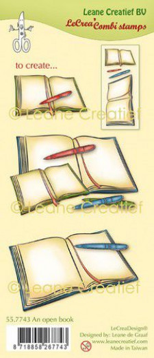 LeCrea Clear Stamps - Kombi Offenes Buch