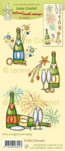 LeCrea Clear Stamps - Kombi Feuerwerk