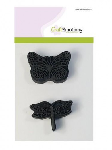 Foam Stamps - Libelle Schmetterling