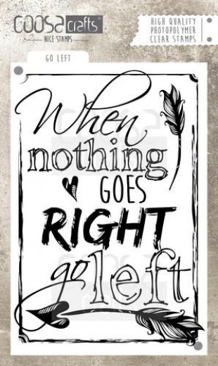 Coosa Crafts Clear Stamps - Go left